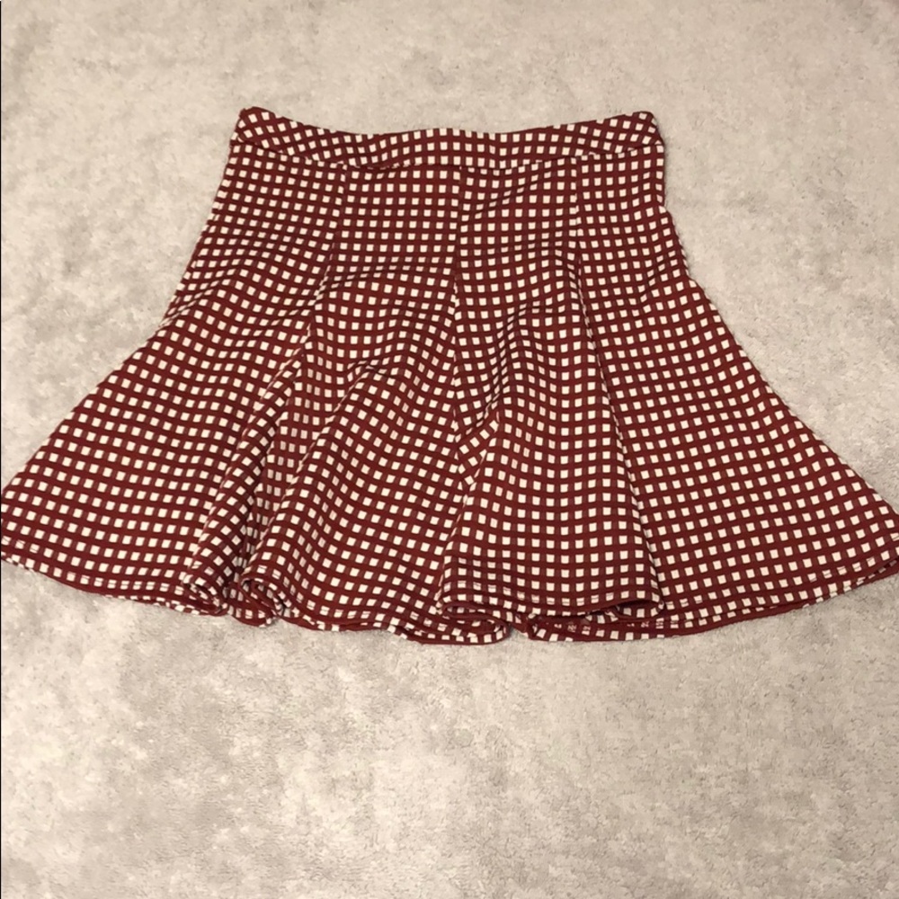 Red skirt
